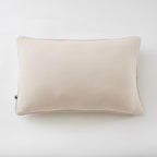 Gaïa - Removable-Cover Cushion with Piping - Plain Double Cotton Gauze - Pampa