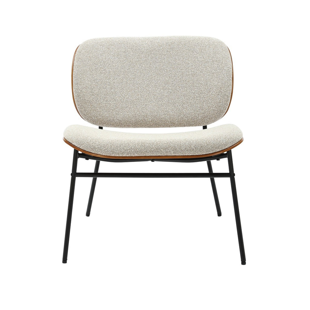 Aurel - Fauteuil - Tissu - Écru