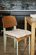 Gaïa - Assise Matelassée - Double Gaze De Coton Unie - Pampa