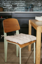 Gaïa - Assise Matelassée - Double Gaze De Coton Unie - Pampa