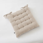Gaïa - Assise Matelassée - Double Gaze De Coton Unie - Pampa