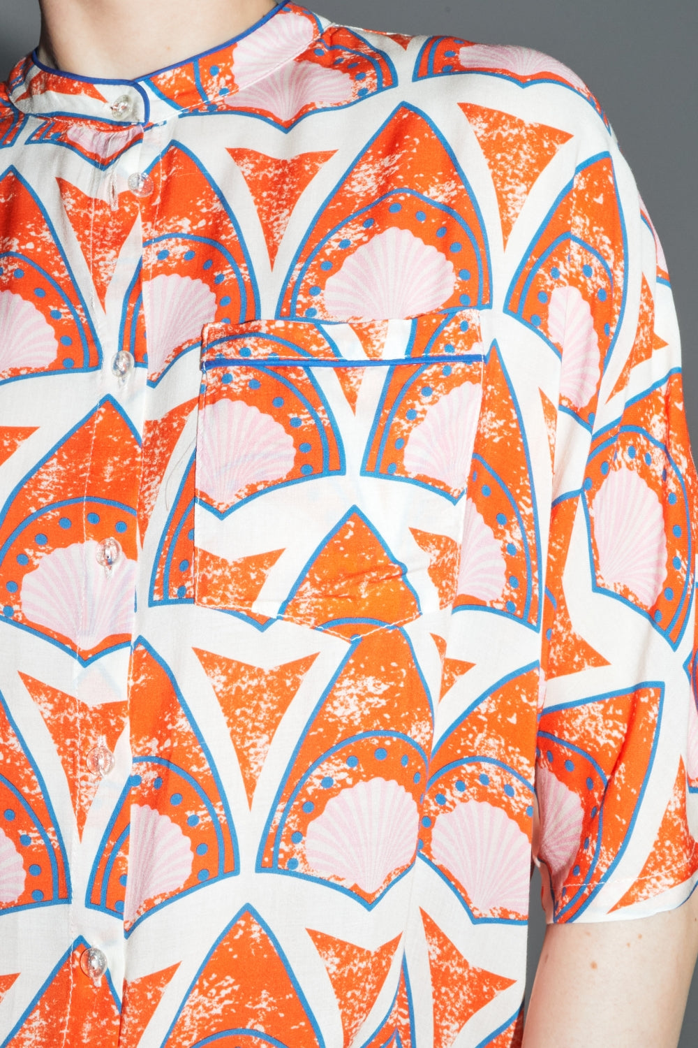 The Alana Calico Print Shirt Made in Italy