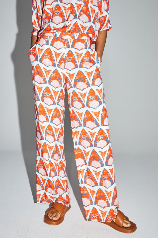 Le Pantalon Max Imprimé Calico Fabriqué En Italie