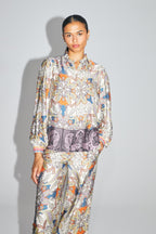 The Darline Shirt, Shikra Print Made in Italy