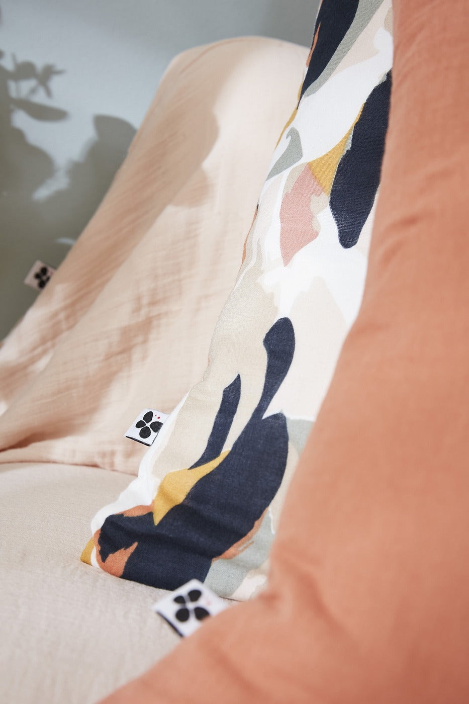 Funda de almohada - Gasa de Algodón Estampada - Julia