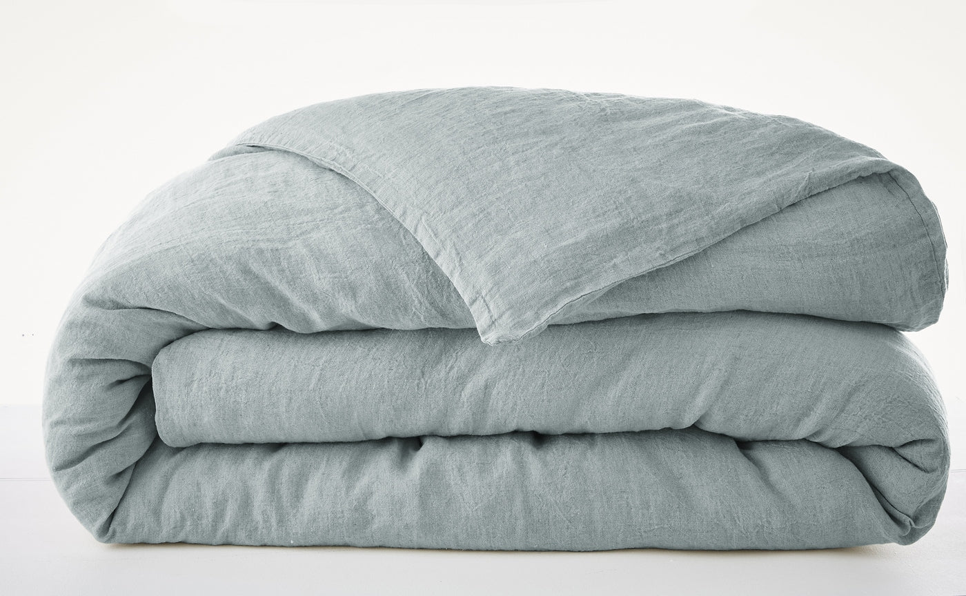 Duvet Cover - Washed Linen - Soline - Azure