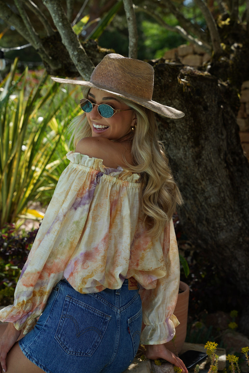 Blouse Col Bardot Angella - Pastel