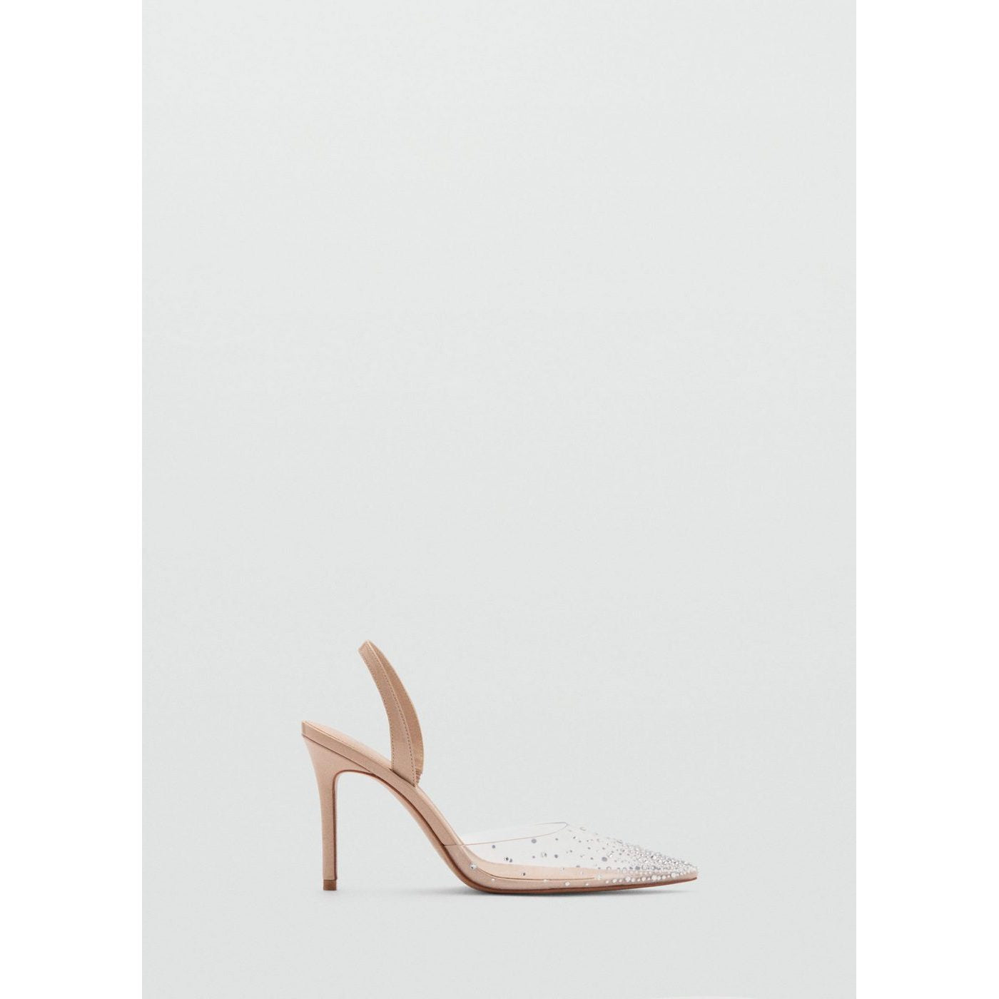 Chaussures Bout Transparent Strass