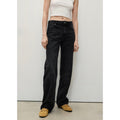Jeans Miami Rectos Cintura Normal - Denim Negro