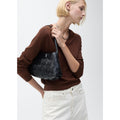 V-Neck Knitted Sweater - Chocolate