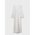 Robe À Rayures Satinée