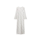 Robe À Rayures Satinée