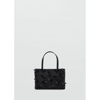 Sac À Main Avec Application De Fleurs