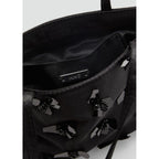 Sac À Main Avec Application De Fleurs