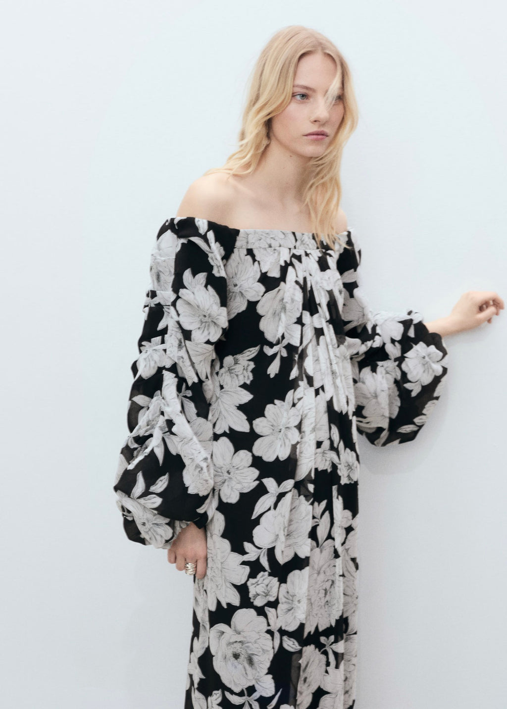 Robe Bustier À Fleurs