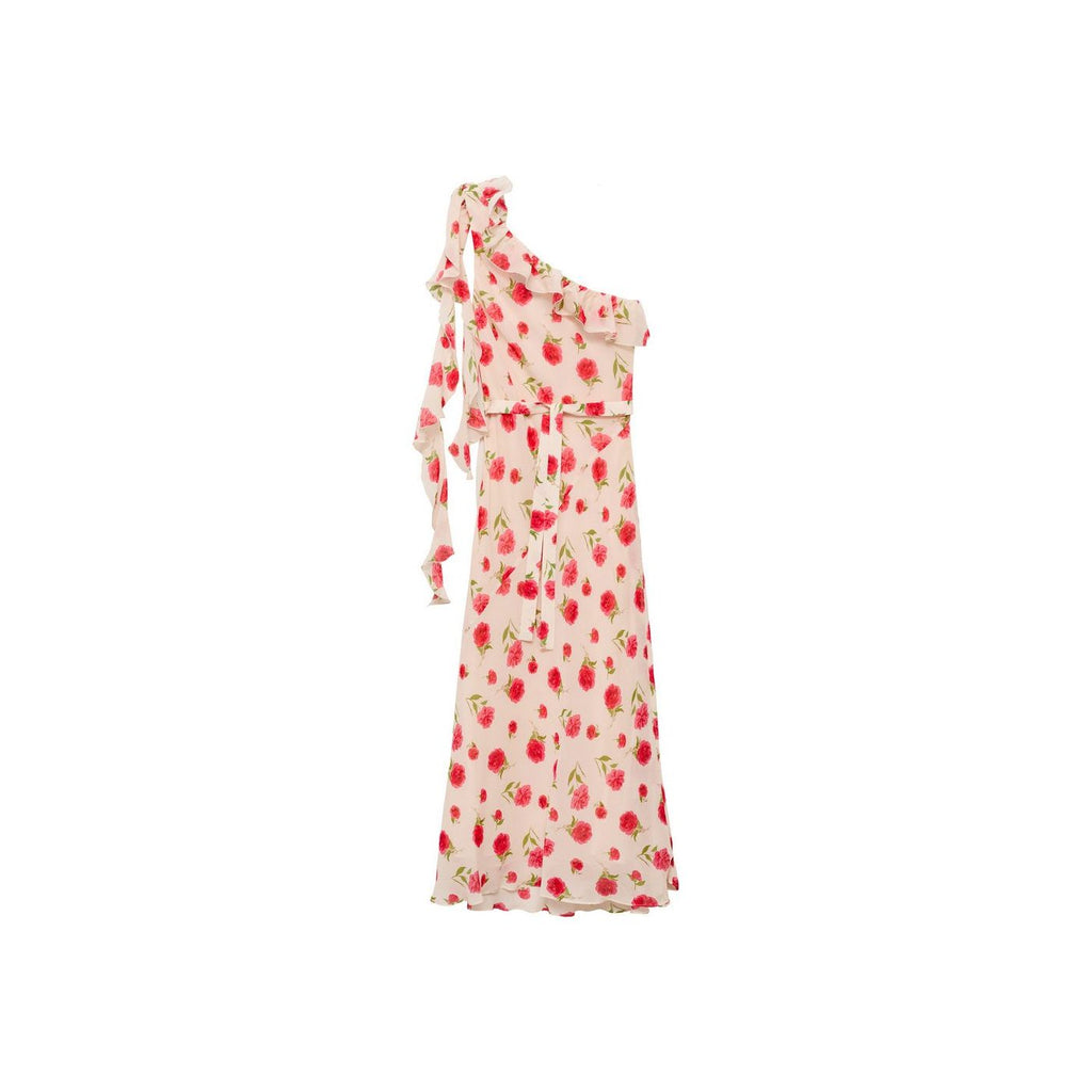 Robe À Fleurs Volantée