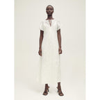 Robe Brodée Détails Ajourés