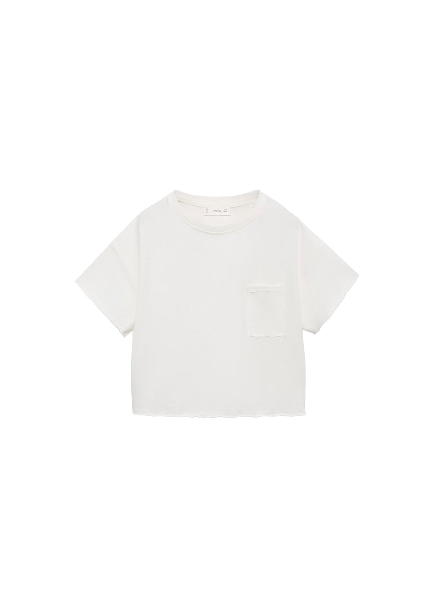 T-Shirt Edge Blanc Cassé - Fille