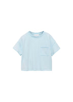 T-Shirt Edge Bleu Ciel - Fille