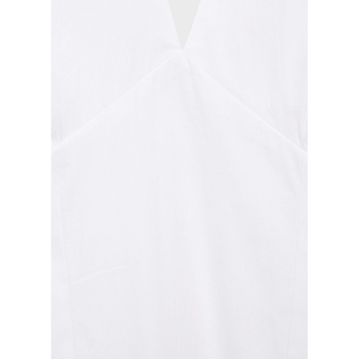 Robe Midi En Coton À Emmanchures Américaines