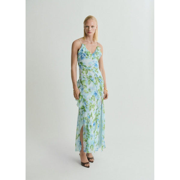 Ruffled Floral Dress