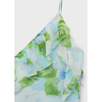 Robe À Fleurs Volantée