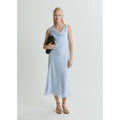 Robe Midi Encolure Drapée