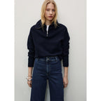 Jean Style Jupe-Culotte Catherin Taille Haute