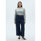 Jean Style Jupe-Culotte Catherin Taille Haute