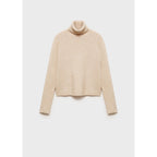 Pull-Over À Col Roulé - Ecru