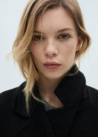 Manteau Laine Fait Main Oversize