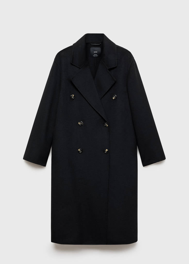Manteau Laine Fait Main Oversize