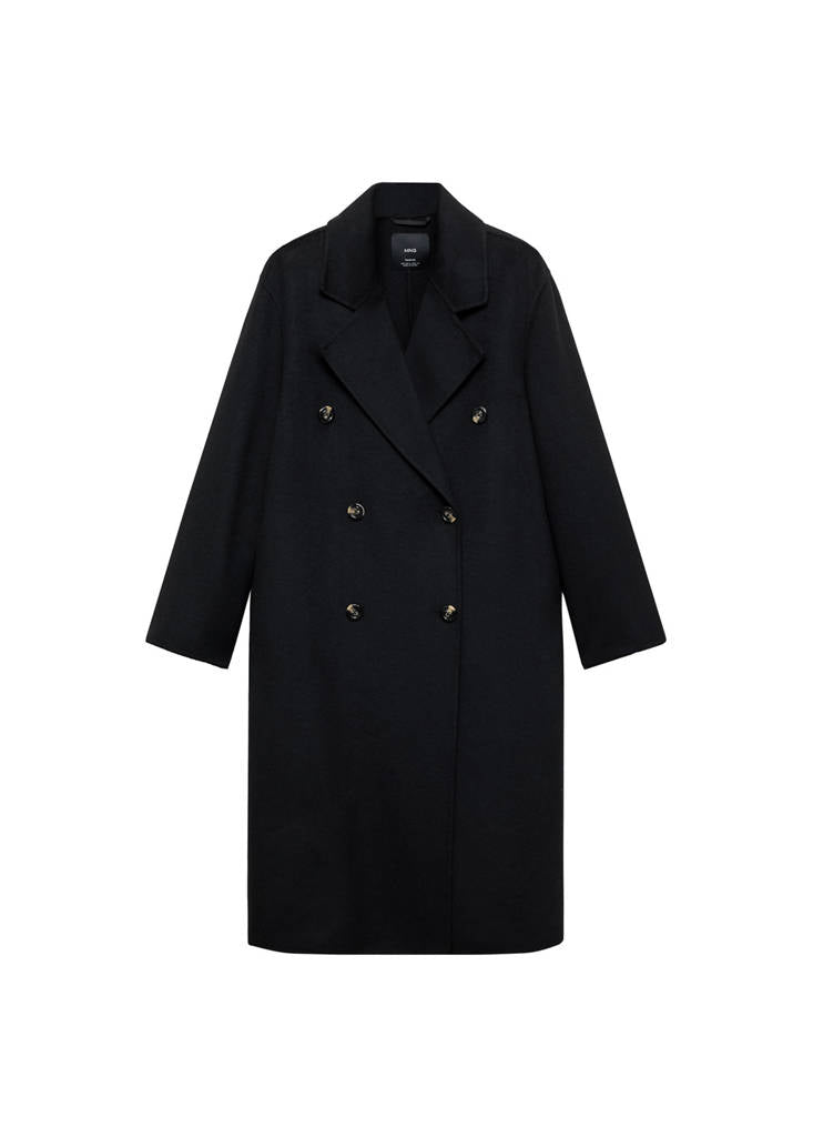 Manteau Laine Fait Main Oversize