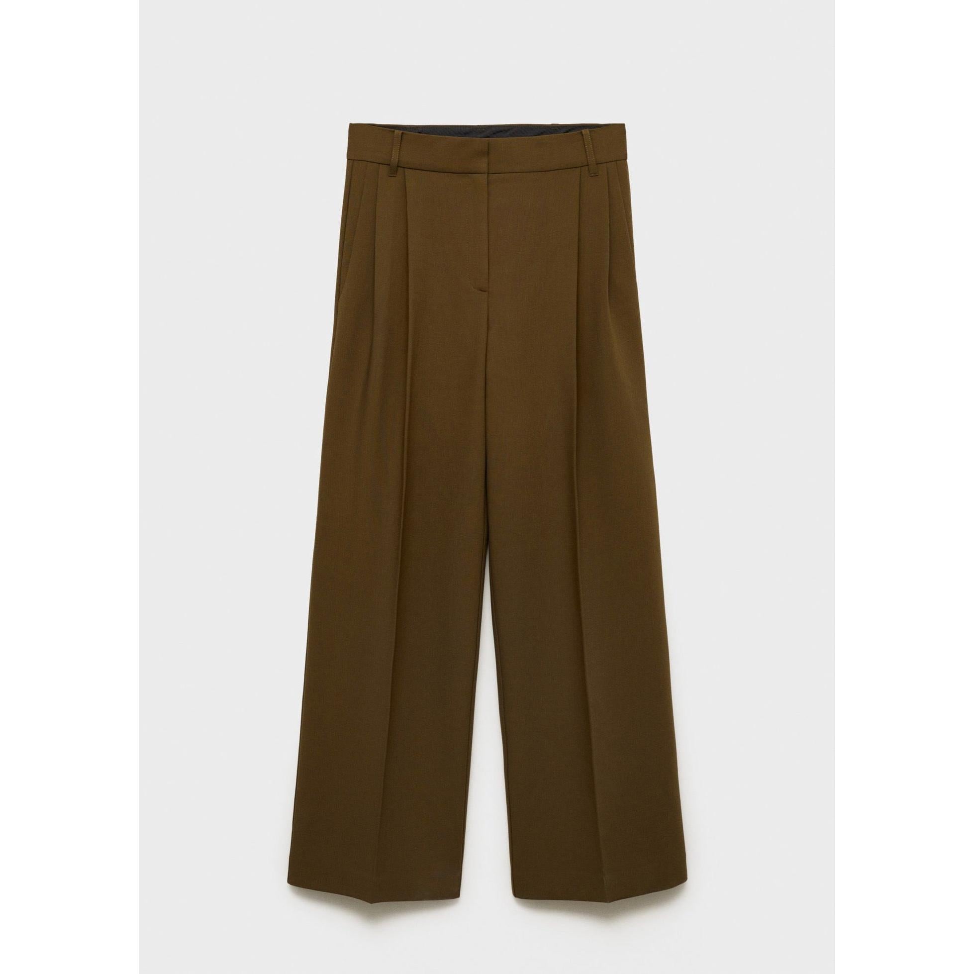 Pantalon Droit Pinces - Khaki
