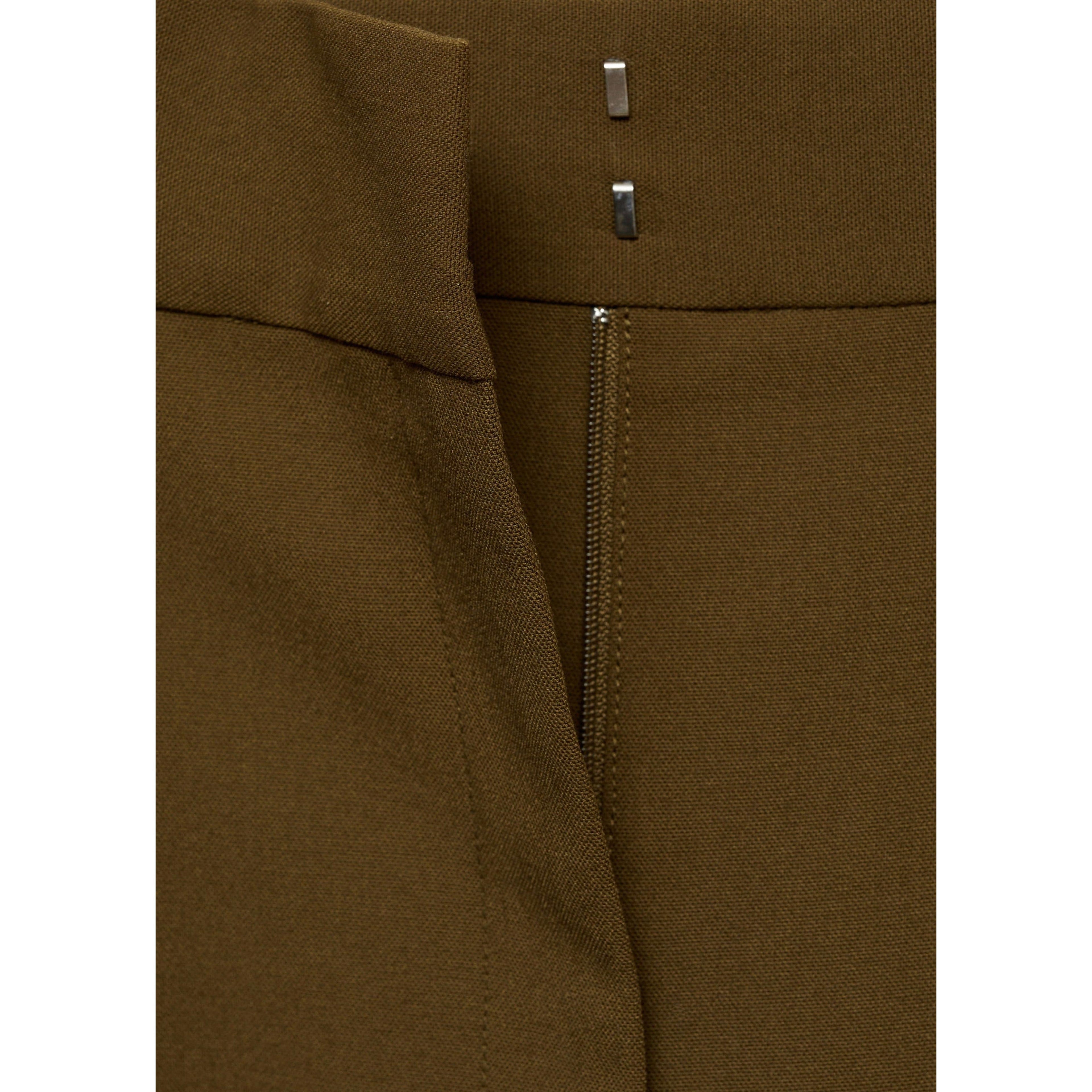 Pantalon Droit Pinces - Khaki