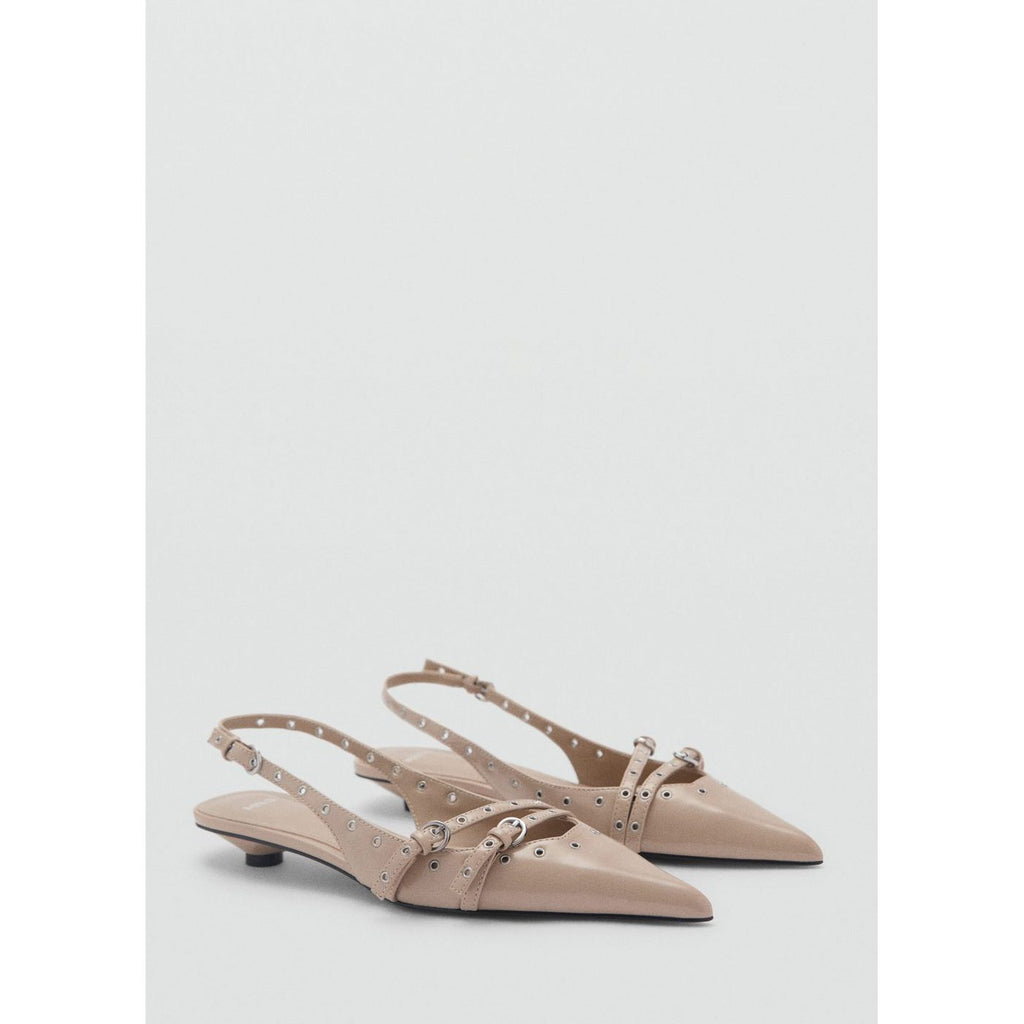Chaussures Kitten Heel Perforées