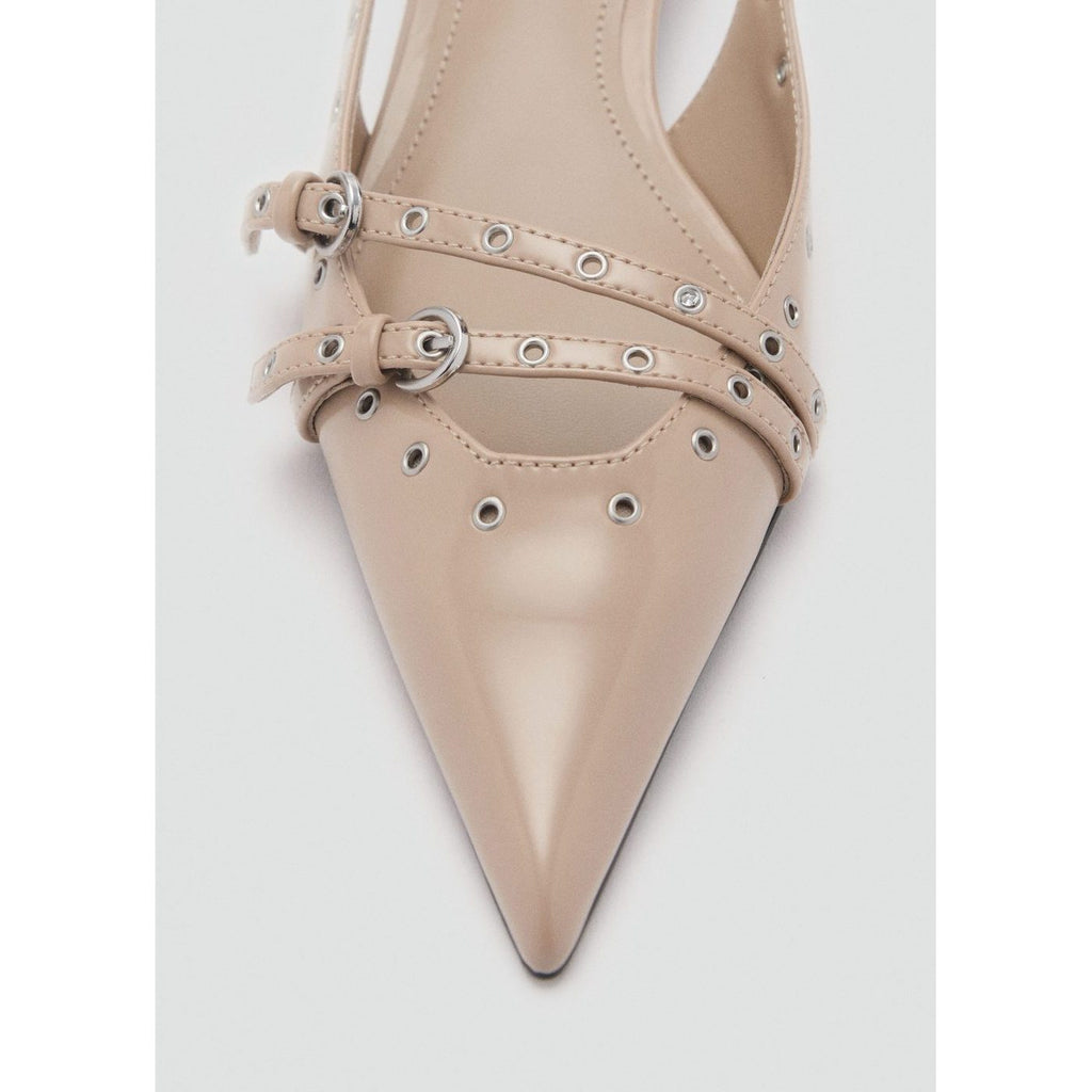 Chaussures Kitten Heel Perforées