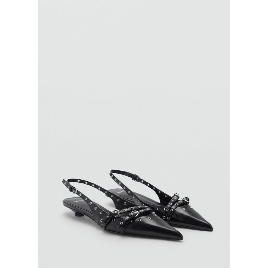 Chaussures Kitten Heel Perforées