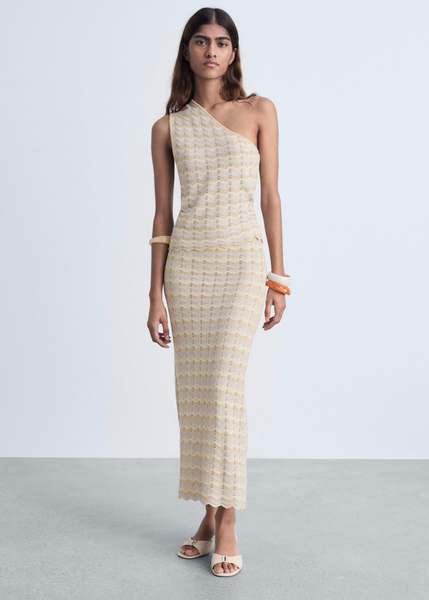 Top Asymétrique Lurex