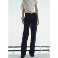 Rinse Wash High Waisted Straight Jeans - Open Blue