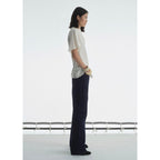 Rinse Wash High Waisted Straight Jeans - Open Blue