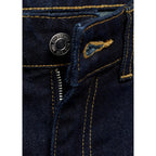 Rinse Wash High Waisted Straight Jeans - Open Blue
