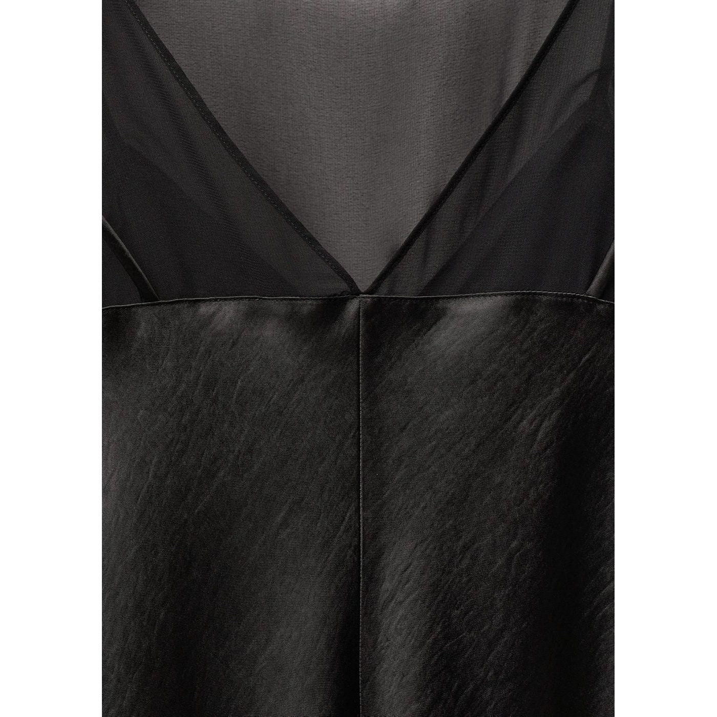 Robe Satinée Combinée