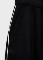 Pantalon Lin Rayures Contrastées