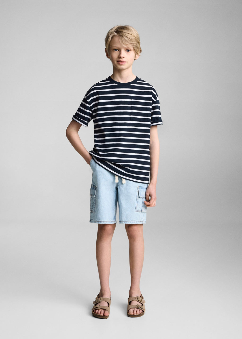 T-Shirt Trip Navy Blue - Boy