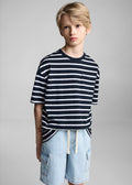 T-Shirt Trip Navy Blue - Boy