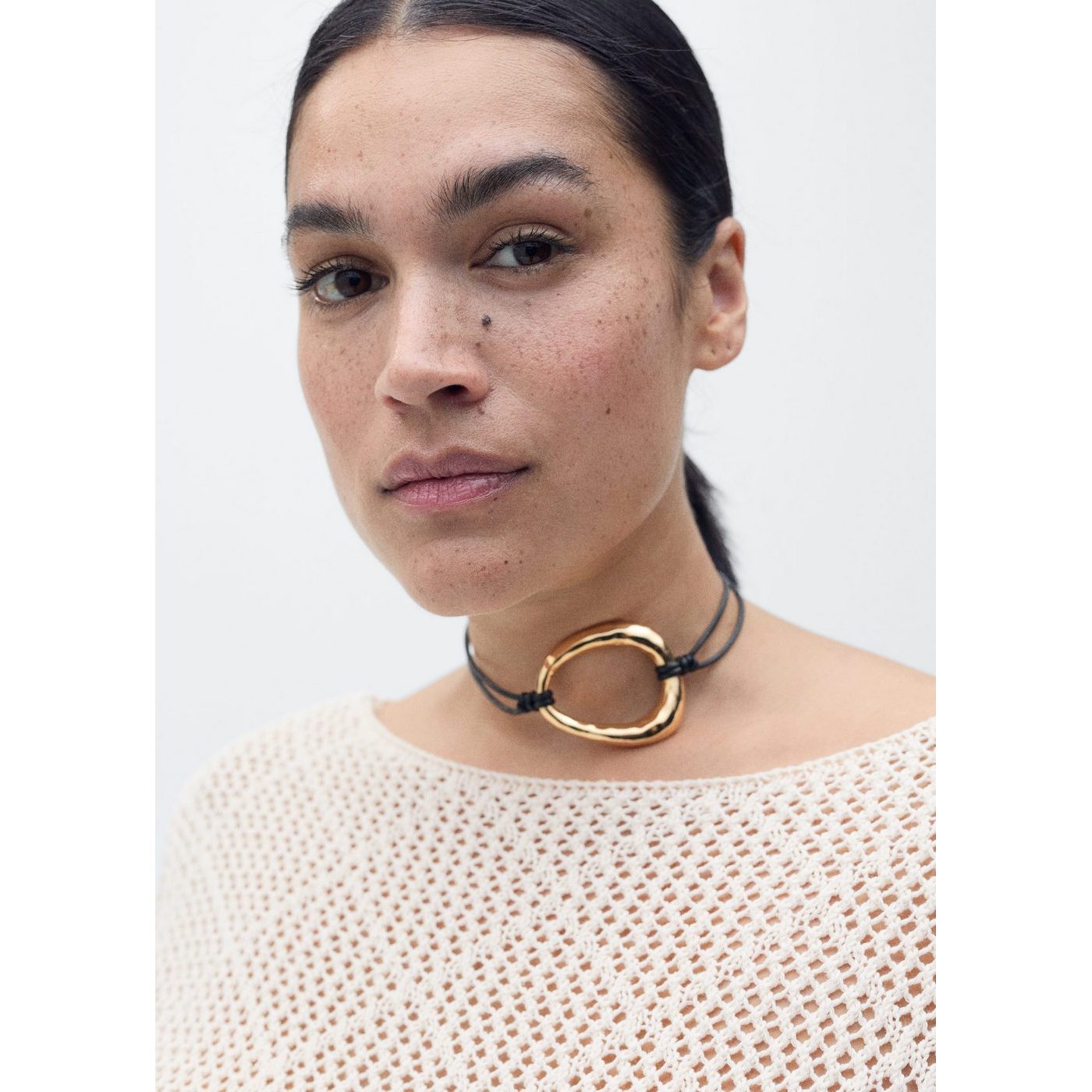 Pull Coton Maille Ajourée