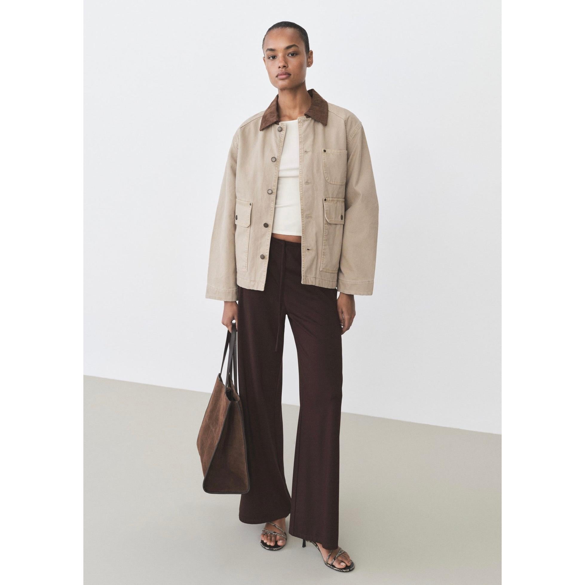 Fine Knit Fitted Sweater - Ecru
