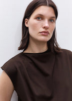 T-Shirt De Grossesse À Col Drapé