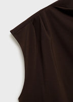 T-Shirt De Grossesse À Col Drapé